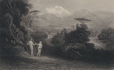 The Fall of Man by John after Martin